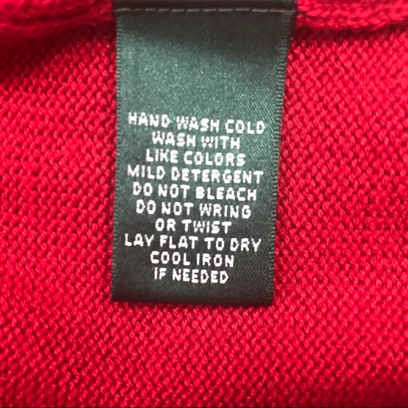 Lauren Ralph Lauren Red Cowl Neck Sweater - Picture 9 of 12